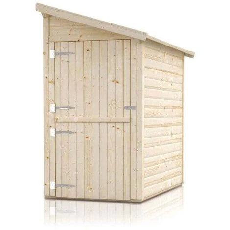 Annexe D'abri De Jardin Gartentiger Klon 19 Naturel , Mm Épaisseur Paroi 124 X 180 Cm - Sans Traitement De Couleur 5 Annexe D'abri De Jardin Gartentiger Klon 19 Naturel , Mm Épaisseur Paroi 124 X 180 Cm - Sans Traitement De Couleur – Image 3