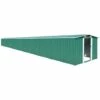 Hommoo Abri De Jardin Vert 257x990x181 Cm Acier Galvanise -France Abri de jardin Soldes Boutique 54149305 1
