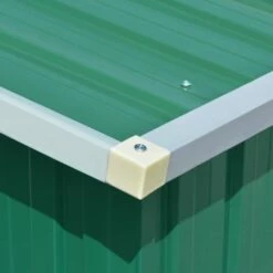 Hommoo Abri De Jardin Vert 257x990x181 Cm Acier Galvanise -France Abri de jardin Soldes Boutique 54149305 3
