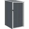 Hommoo Abri De Jardin Anthracite 87x98x159 Cm Acier Galvanise