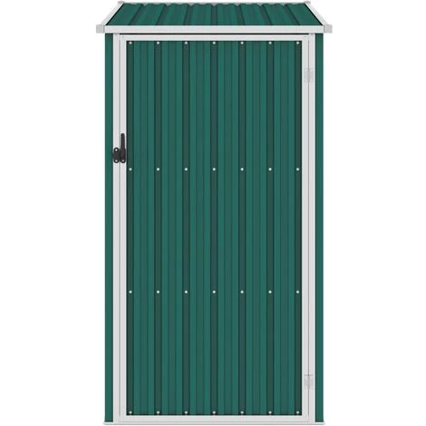 Hommoo Abri De Jardin Vert 87x98x159 Cm Acier Galvanise 5 Hommoo Abri De Jardin Vert 87x98x159 Cm Acier Galvanise – Image 3