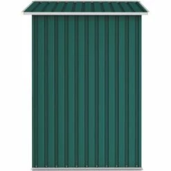 Hommoo Abri De Jardin Vert 205x129x183 Cm Acier Galvanise 11 Hommoo Abri De Jardin Vert 205x129x183 Cm Acier Galvanise -France Abri de jardin Soldes Boutique 54167764 5