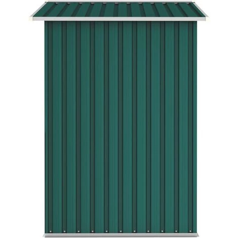 Hommoo Abri De Jardin Vert 205x129x183 Cm Acier Galvanise 7 Hommoo Abri De Jardin Vert 205x129x183 Cm Acier Galvanise – Image 5
