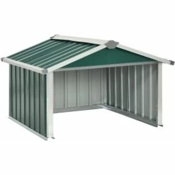 TRUE DEAL Abri Tondeuse Robot De Jardin 92x97x63 Cm Acier Galvanisé Vert -France Abri de jardin Soldes Boutique 54481959 2