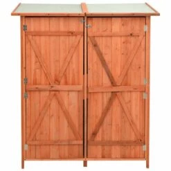 TRUE DEAL Abri à Outils De Jardin 140x75x160 Cm Bois De Sapin Massif 9 TRUE DEAL Abri à Outils De Jardin 140x75x160 Cm Bois De Sapin Massif -France Abri de jardin Soldes Boutique 54484431 3