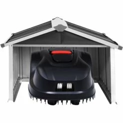 TRUE DEAL Abri Pour Robot De Jardin 92x97x63cm Acier Galvanisé Anthracite -France Abri de jardin Soldes Boutique 54486876 3