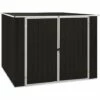 Topdeal Abri De Jardin Marrron 195x198x159 Cm Acier Galvanisé FF46256_FR -France Abri de jardin Soldes Boutique 54643656 1
