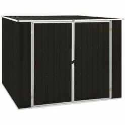 Topdeal Abri De Jardin Marrron 195x198x159 Cm Acier Galvanisé FF46256_FR