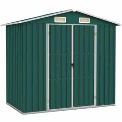 Topdeal Abri De Jardin Vert 205x129x183 Cm Acier Galvanisé FF46297_FR