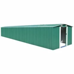 Topdeal Abri De Jardin Vert 257x779x181 Cm Acier Galvanisé FF47032_FR