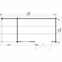 ALPHOLZ Abri De Jardin Maria-Rondo 44 C Naturel , Mm Épaisseur Paroi 550 X 275 Cm - Sans Traitement De Couleur 8 ALPHOLZ Abri De Jardin Maria-Rondo 44 C Naturel , Mm Épaisseur Paroi 550 X 275 Cm - Sans Traitement De Couleur -France Abri de jardin Soldes Boutique 54654007 3