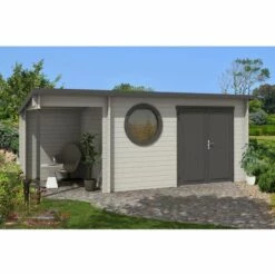 ALPHOLZ Abri De Jardin Maria-Rondo 44 C Naturel , Mm Épaisseur Paroi 550 X 275 Cm - Sans Traitement De Couleur 9 ALPHOLZ Abri De Jardin Maria-Rondo 44 C Naturel , Mm Épaisseur Paroi 550 X 275 Cm - Sans Traitement De Couleur -France Abri de jardin Soldes Boutique 54654007 4