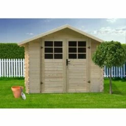 SOLID Abri Jardin Bois Traditionnel - 8.88 M2 - 2.98 X 2.98x 2.18 M - 28 Mm 5 SOLID Abri Jardin Bois Traditionnel - 8.88 M2 - 2.98 X 2.98x 2.18 M - 28 Mm -France Abri de jardin Soldes Boutique 54716957 2