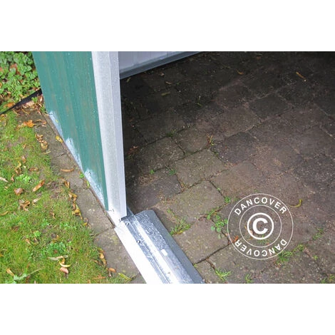 DANCOVER Abri De Jardin 2,42x2,98x1,93m, Argenté - Argenté 4 DANCOVER Abri De Jardin 2,42x2,98x1,93m, Argenté - Argenté – Image 2