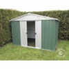DANCOVER Abri De Jardin 3,03x2,37x2,02m, Vert/Argent - Vert / Argent -France Abri de jardin Soldes Boutique 54856570 1