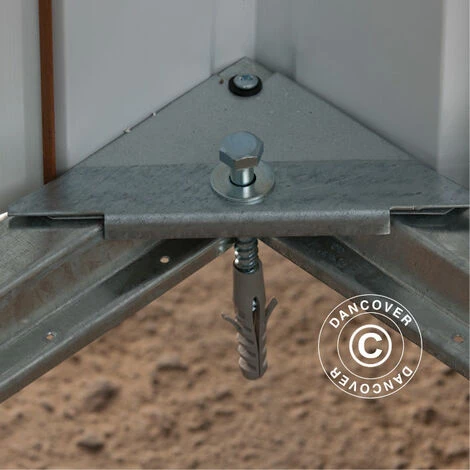 DANCOVER Abri De Jardin 2,02x2,17x1,89m, Vert/Argent - Vert / Argent 5 DANCOVER Abri De Jardin 2,02x2,17x1,89m, Vert/Argent - Vert / Argent – Image 3