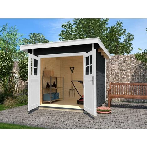Abri De Jardin Bois WEKA 179 Anthracite, 4,67m² - Anthracite 3 Abri De Jardin Bois WEKA 179 Anthracite, 4,67m² - Anthracite