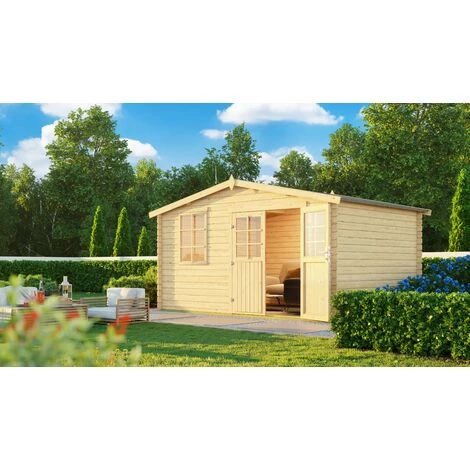 WEKA Abri Traditionnel Benny, 10,27 M² - Naturel 3 WEKA Abri Traditionnel Benny, 10,27 M² - Naturel