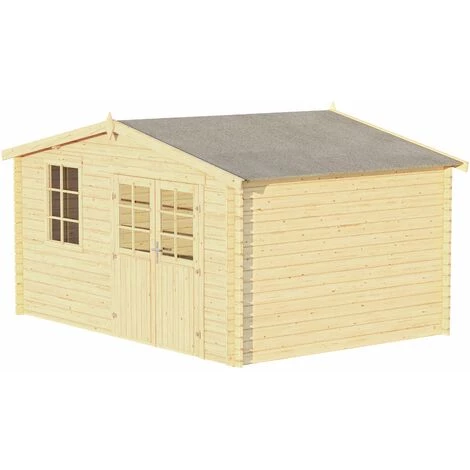 WEKA Abri Traditionnel Benny, 10,27 M² - Naturel 4 WEKA Abri Traditionnel Benny, 10,27 M² - Naturel – Image 2