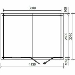 WEKA Abri Traditionnel Benny, 10,27 M² - Naturel 7 WEKA Abri Traditionnel Benny, 10,27 M² - Naturel -France Abri de jardin Soldes Boutique 54943421 3
