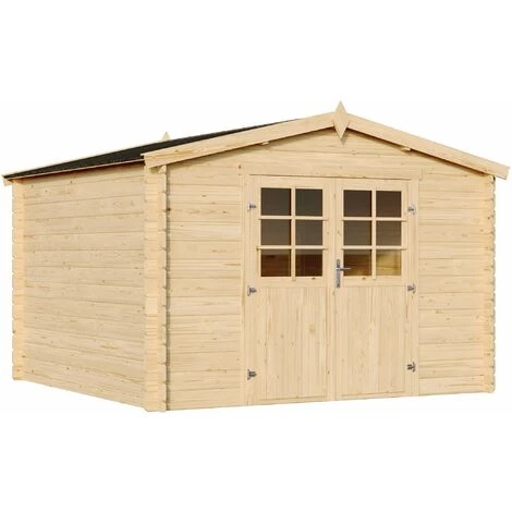 WEKA Abri Traditionnel Aurely, 8,2 M² - Naturel 4 WEKA Abri Traditionnel Aurely, 8,2 M² - Naturel – Image 2