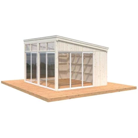 Abri De Jardin Pavillon Palmako Nova Naturel 432 X 358 Cm - Sans Traitement De Couleur 3 Abri De Jardin Pavillon Palmako Nova Naturel 432 X 358 Cm - Sans Traitement De Couleur