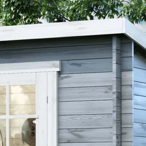 GartenTiger Abri De Jardin Toit En Pente Martina-28 Naturel , 28 Mm Épaisseur Paroi 300 X 225 Cm - Sans Traitement De Couleur 5 GartenTiger Abri De Jardin Toit En Pente Martina-28 Naturel , 28 Mm Épaisseur Paroi 300 X 225 Cm - Sans Traitement De Couleur – Image 3