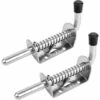 FONTAINEBLEAU Verrou à Ressort Acier Inoxydable, Verrou De Porte à Ressort Porte Abri De Jardin Verrou Ressort Véhicule Réglable Galvanisé Accessoire Outils Bricolage 2 Pièces