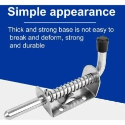 FONTAINEBLEAU Verrou à Ressort Acier Inoxydable, Verrou De Porte à Ressort Porte Abri De Jardin Verrou Ressort Véhicule Réglable Galvanisé Accessoire Outils Bricolage 2 Pièces 11 FONTAINEBLEAU Verrou à Ressort Acier Inoxydable, Verrou De Porte à Ressort Porte Abri De Jardin Verrou Ressort Véhicule Réglable Galvanisé Accessoire Outils Bricolage 2 Pièces -France Abri de jardin Soldes Boutique 55567539 5