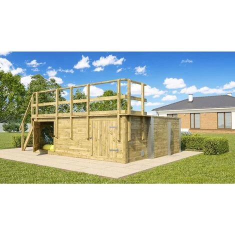 POOLCREW Piscine En Bois Massif "Ligne Exclusive" S Naturel Imprégné Sous Pression 309 X 416 Cm - Sans Traitement De Couleur 7 POOLCREW Piscine En Bois Massif "Ligne Exclusive" S Naturel Imprégné Sous Pression 309 X 416 Cm - Sans Traitement De Couleur – Image 5