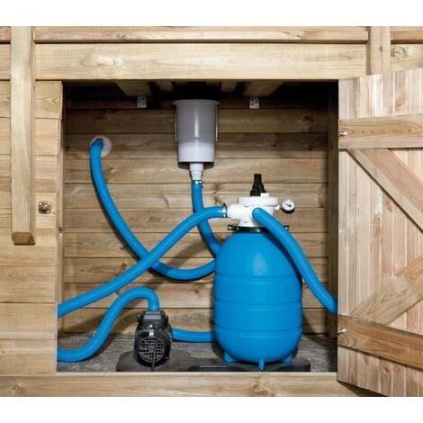 Piscine En Bois Massif Exclusive POOLCREW Turquoise Incl. Système De Filtre à Sable Naturel Imprégné Sous Pression 376 X 476 Cm - Sans Traitement De Couleur 5 Piscine En Bois Massif Exclusive POOLCREW Turquoise Incl. Système De Filtre à Sable Naturel Imprégné Sous Pression 376 X 476 Cm - Sans Traitement De Couleur – Image 3