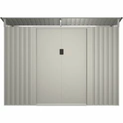 VENTE-UNIQUE.COM Abri De Jardin Métal En Acier Galvanisé Gris Avec Claire-voies Transparentes 3,24 M² FOLCO - Gris 10 VENTE-UNIQUE.COM Abri De Jardin Métal En Acier Galvanisé Gris Avec Claire-voies Transparentes 3,24 M² FOLCO - Gris -France Abri de jardin Soldes Boutique 55885021 4