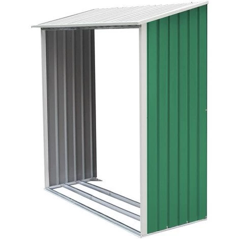 HABITAT ET JARDIN Option Abri Bûches Pour Abri De Jardin "ROSAS" 4.07 M² - Vert. 3 HABITAT ET JARDIN Option Abri Bûches Pour Abri De Jardin "ROSAS" 4.07 M² - Vert.