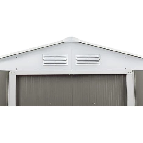 HABITAT ET JARDIN Abri De Jardin Métal "Dallas" 5,29 M² Avec Abri Bûche 6 HABITAT ET JARDIN Abri De Jardin Métal "Dallas" 5,29 M² Avec Abri Bûche – Image 4