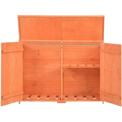 INLIFE Abri De Stockage De Jardin 120x50x91 Cm Bois 3 INLIFE Abri De Stockage De Jardin 120x50x91 Cm Bois
