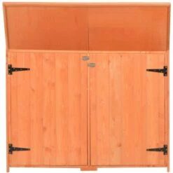 INLIFE Abri De Stockage De Jardin 120x50x91 Cm Bois 9 INLIFE Abri De Stockage De Jardin 120x50x91 Cm Bois -France Abri de jardin Soldes Boutique 56254432 3