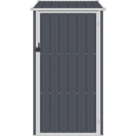 INLIFE Abri De Jardin Anthracite 87x98x159 Cm Acier Galvanisé 3 INLIFE Abri De Jardin Anthracite 87x98x159 Cm Acier Galvanisé