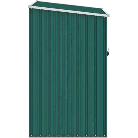 INLIFE Abri De Jardin Vert 87x98x159 Cm Acier Galvanisé 5 INLIFE Abri De Jardin Vert 87x98x159 Cm Acier Galvanisé – Image 3