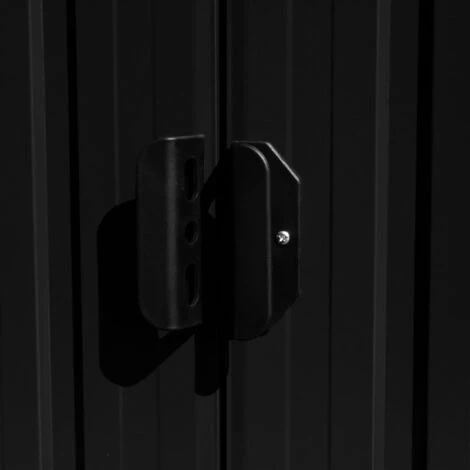 INLIFE Abri De Jardin 257x489x181 Cm Métal Anthracite 7 INLIFE Abri De Jardin 257x489x181 Cm Métal Anthracite – Image 5