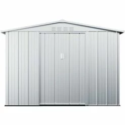 VENTE-UNIQUE.COM Abri De Jardin Métal En Acier Galvanisé Gris 4,91 M² LINUS - Gris Clair 9 VENTE-UNIQUE.COM Abri De Jardin Métal En Acier Galvanisé Gris 4,91 M² LINUS - Gris Clair -France Abri de jardin Soldes Boutique 56429582 3