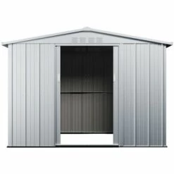 VENTE-UNIQUE.COM Abri De Jardin Métal En Acier Galvanisé Gris 4,91 M² LINUS - Gris Clair 10 VENTE-UNIQUE.COM Abri De Jardin Métal En Acier Galvanisé Gris 4,91 M² LINUS - Gris Clair -France Abri de jardin Soldes Boutique 56429582 4