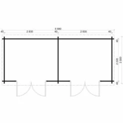 ALPHOLZ Abri De Jardin Maria Twin Naturel , 28 Mm Épaisseur Paroi 601 X 275 Cm - Sans Traitement De Couleur 11 ALPHOLZ Abri De Jardin Maria Twin Naturel , 28 Mm Épaisseur Paroi 601 X 275 Cm - Sans Traitement De Couleur -France Abri de jardin Soldes Boutique 57492916 5