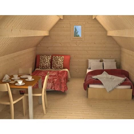 ALPHOLZ Campinghouse 44 ISO Naturel 381 X 550 Cm - Sans Traitement De Couleur 4 ALPHOLZ Campinghouse 44 ISO Naturel 381 X 550 Cm - Sans Traitement De Couleur – Image 2