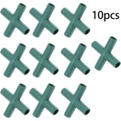 Fei Yu Connecteurs De Cadre Connecteurs De Canne Connecteurs De Plantes Piquets De Jardinage Connecteurs De Construction Pour Cadre De Jardin / Supports Cages / Cages à Fruits 11mm Plastique 4 -France Abri de jardin Soldes Boutique 57794072 3