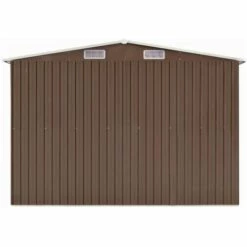 TRUE DEAL Abri De Jardin Marron 257x779x181 Cm Acier Galvanisé -France Abri de jardin Soldes Boutique 57837303 4