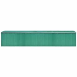 TRUE DEAL Abri De Jardin Vert 257x990x181 Cm Acier Galvanisé -France Abri de jardin Soldes Boutique 57841189 3