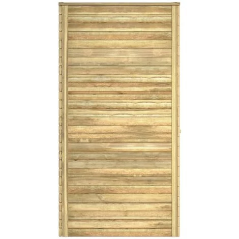 TRUE DEAL Abri De Stockage De Jardin 105x110x218 Cm Bois De Pin Imprégné 6 TRUE DEAL Abri De Stockage De Jardin 105x110x218 Cm Bois De Pin Imprégné – Image 4