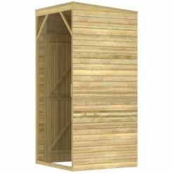 TRUE DEAL Abri De Stockage De Jardin 105x110x218 Cm Bois De Pin Imprégné 11 TRUE DEAL Abri De Stockage De Jardin 105x110x218 Cm Bois De Pin Imprégné -France Abri de jardin Soldes Boutique 57845254 5