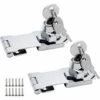 GUAZHUNIFR 2 Pairs Moraillons De Verrouillage En Alliage De Zinc 80mm De Porte Loquet Avec Cadenas Et Clé Moraillon De Fermeture 2 GUAZHUNIFR 2 Pairs Moraillons De Verrouillage En Alliage De Zinc 80mm De Porte Loquet Avec Cadenas Et Clé Moraillon De Fermeture -France Abri de jardin Soldes Boutique 57885300 1