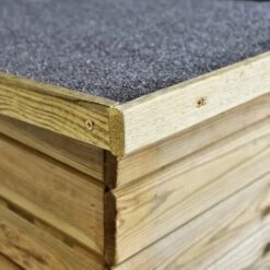 INLIFE Abri à Vélo De Jardin 232x110x170 Cm Bois De Pin Imprégné -France Abri de jardin Soldes Boutique 58274892 5